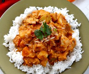 Pumpkin Coconut Chicken Fall Curry