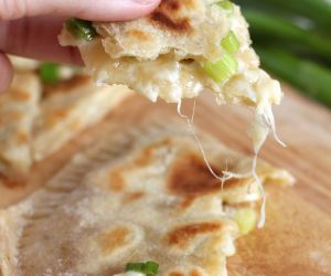 Cheese & Onion Stuffed Flatbreads