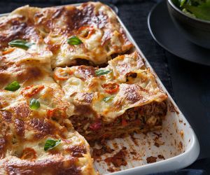 Beef & Roast Vegetable Lasagna