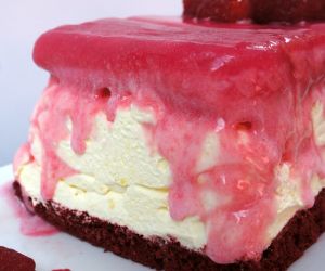 Raspberry Sorbet Cake