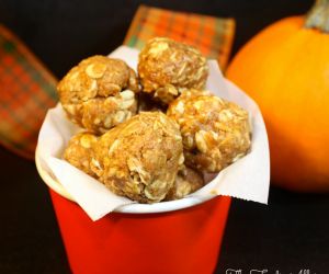 No Bake Pumpkin Protein Bites