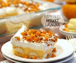 Pumpkin Pie Dessert Lasagna