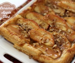 Easy Caramel Apple Tart