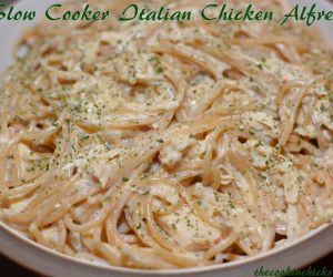 Slow Cooker Italian Chicken Alfredo