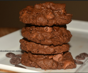 Triple Chocolate Chip Cookies