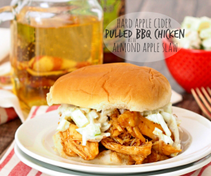 Hard Apple Cider Pulled BBQ Chicken