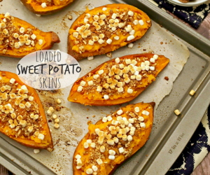 Loaded Sweet Potato Skins