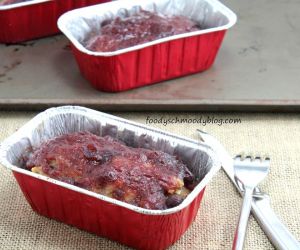 Cranberry Glazed Turkey Meatloaf