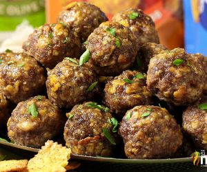 Spicy Tomato Herb Meatballs