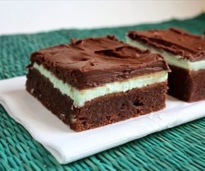 The Best Mint Brownies