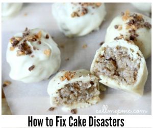How to Fix Cake Disasters