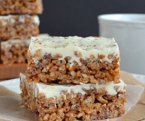 Pumpkin Spice Latte Krispie Treats