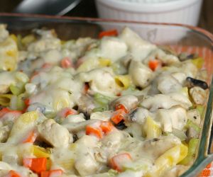 Chicken Noodle Soup Casserole