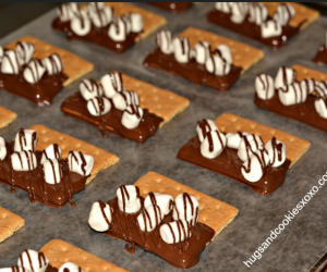 Toffee & S'mores Chocolate Graham Crackers