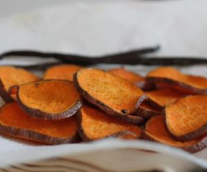 Maple Vanilla Bean Sweet Potato Chips