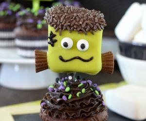 Frankenstein Marshmallows