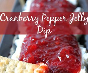 Cranberry Pepper Jelly Dip