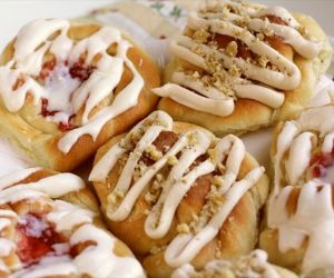 Strawberry Cream Cheese Butterhorn Danish