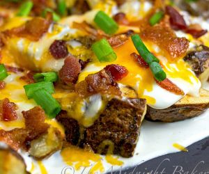 Bacon Cheese Potato Wedges