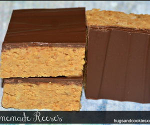 Homemade Reeses Bars