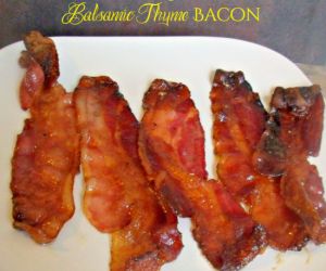 Brown Sugar Balsamic Thyme Bacon