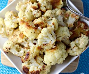 Roasted Garlic Parmesan Cauliflower