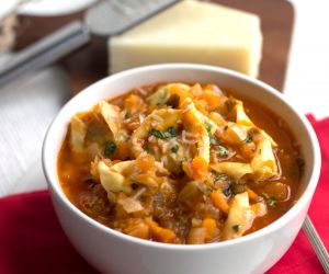 Quick Hearty Tortellini Vegetable Soup
