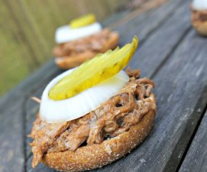 Crock Pot Root Beer Pulled Pork Bites