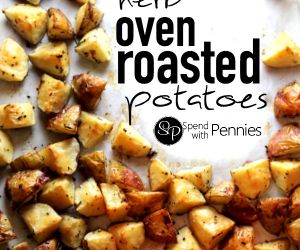 Simple Herb Oven Roasted Potatoes