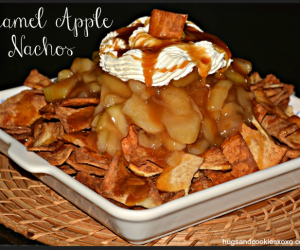 Caramel Apple Pie Nachos