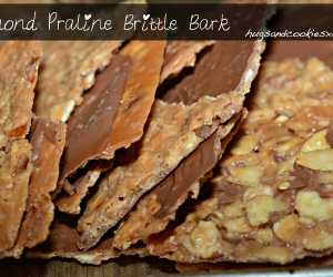 Almond Praline Brittle Bark