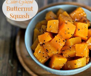 Cider Glazed Butternut Squash