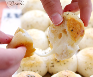 Garlic Herb Cheese Bombs