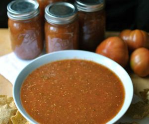 Homemade Roasted Tomato Salsa