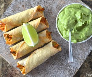 Salsa Chicken Taquitos