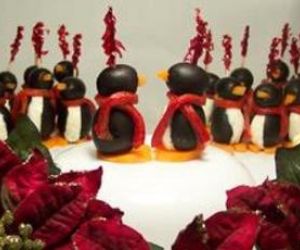 Cream Cheese Penguins