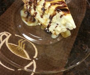 Sour Cream & Bourbon Turtle Cheesecake