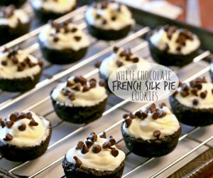 White Chocolate French Silk Pie Cookies