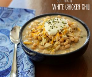 30 Minute White Chicken Chili