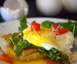 Kale & Egg Bruchetta