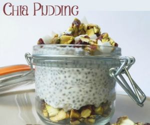 Coconut Pistachio Chia Pudding