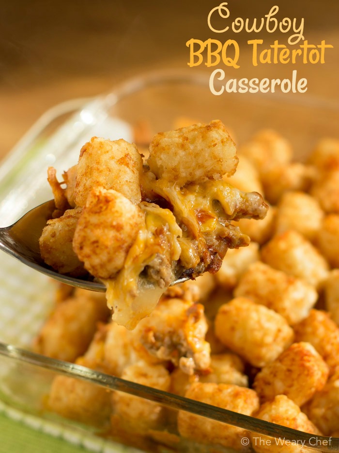 Cowboy BBQ Tater Tot Casserole