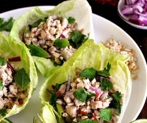 Thai Chicken Lettuce Cups