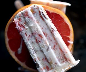 Honey Roasted Grapefruit Parfait Popsicles