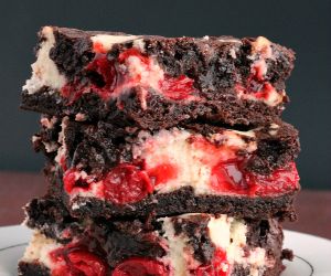 Cherry Cheesecake Brownies