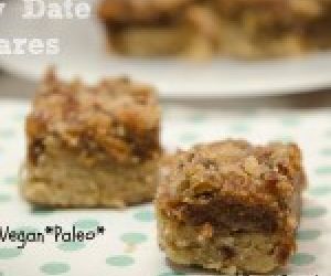 Raw Date Squares