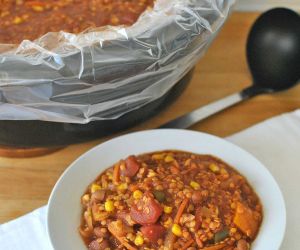 Spicy Slow Cooker Red Lentil Chili