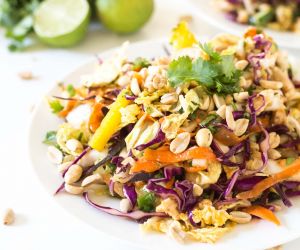 Rainbow Chopped Thai Chicken Salad