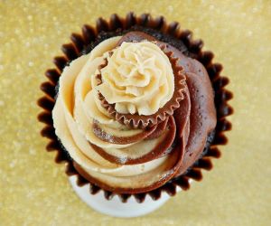 Chocolate Peanut Butter Swirl Frosting