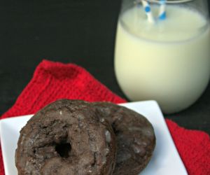 Double Chocolate Glazed Donuts